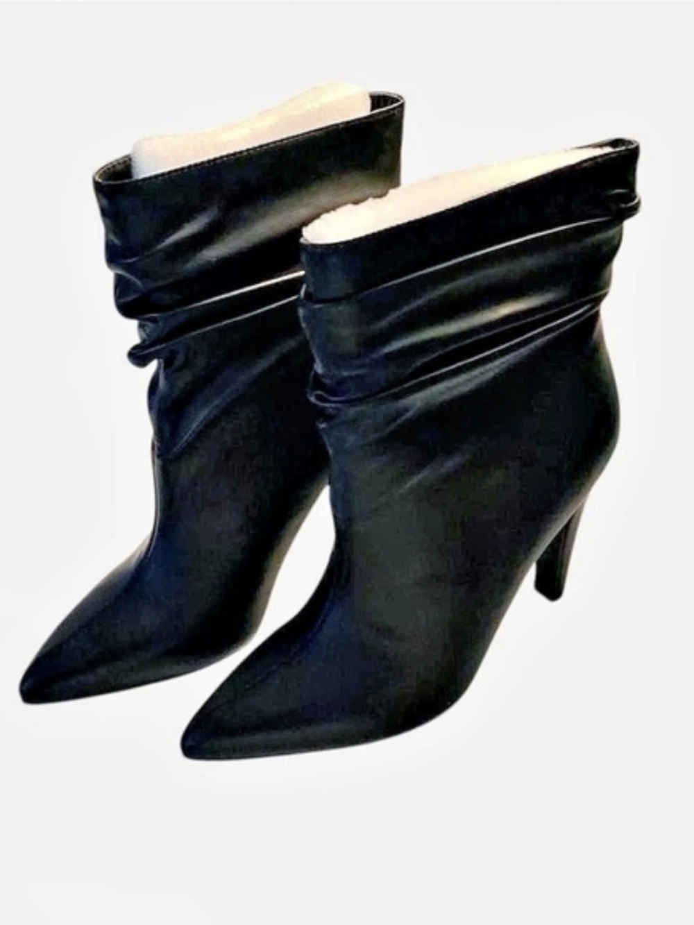 Black Pointed Toe Ankle Boots New